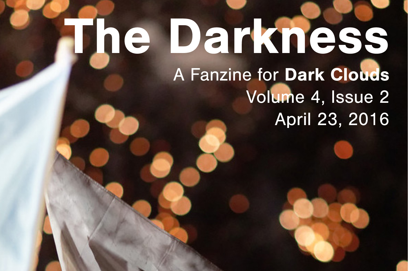 ‘The Darkness’ Gameday Magazine – Volume 4, Issue 2, April 23, 2016