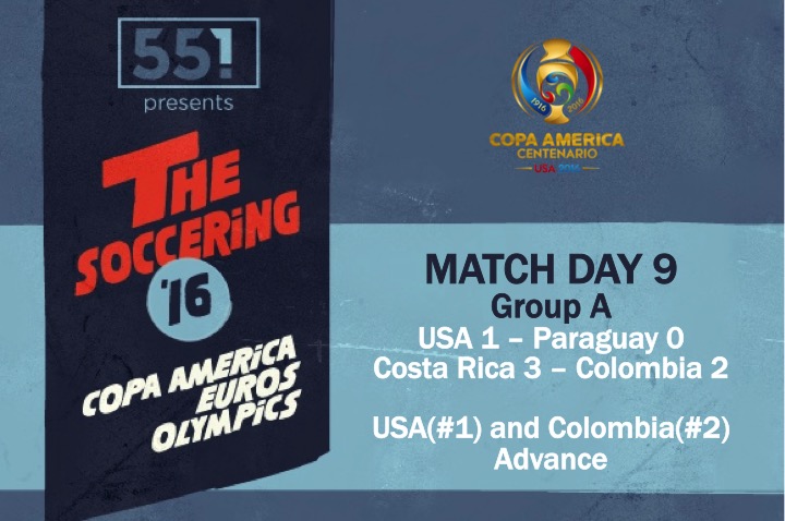 Copa America Centenario Day 9: Wait, the USMNT Won Group A?!?