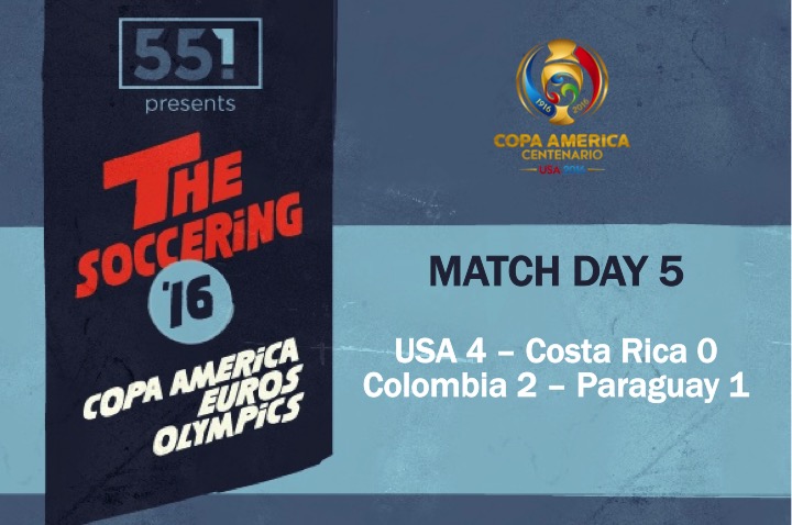 Copa America Centenario Day Five – A Hungry USMNT Regains Control of Their Destiny